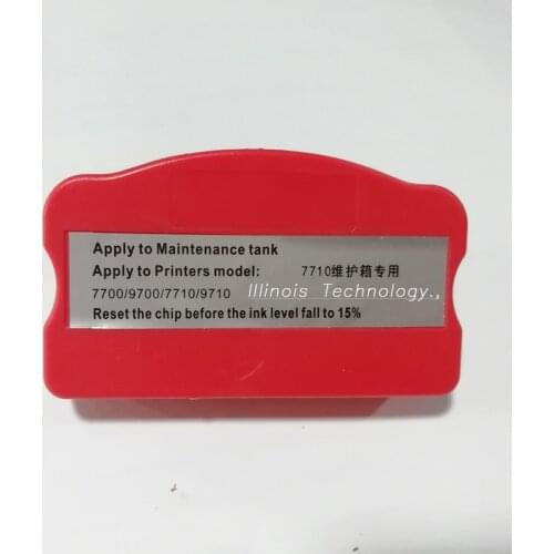 For Epson Ink Cartridge Chip Resetter for Epson Stylus Pro 7700 9700 7710 9710 printer maintenance tank