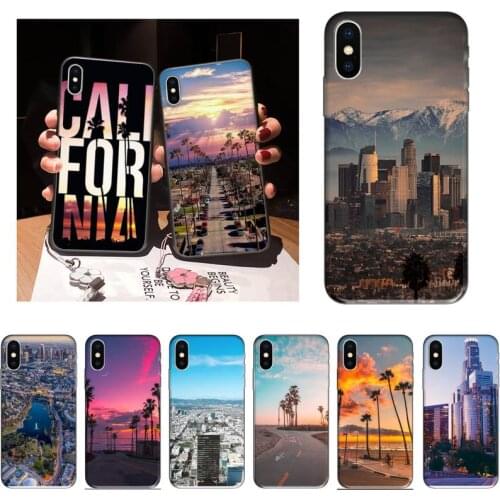 PXCHENG Travel Los Angeles California Phone Case For iPhone 12 Mini 11 Pro XS Max X XR 7 8 Plus