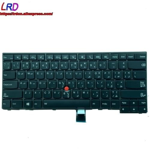 New Lenovo Thinkpad Notebook Arabic Standard Backlit Keyboard T431S T440 T450 T460 T440S T450S T440P Laptop 04X0106 01AX315