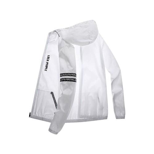 Summer Mens Sunscreen Jackets Casual Male Thin Outwear Breathable Sportswear Coats Mens Slim Fit Hooded Jackets Clothing