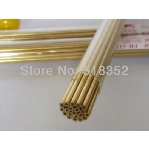 2.5mmx400mm Single Hole Ziyang Brass Electrode Tube for EDM Drilling Machines
