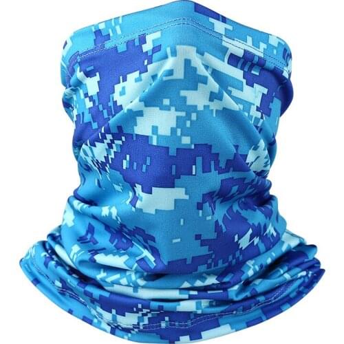 Outdoor Sun-proof Mens and Womens Head Sport Scarf Bandana Neck Cover Summer Sports Antiperspirant Ice Silk Scarf Sunscreen