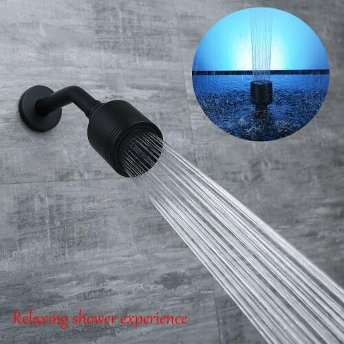 Shower Head Single Funtion Rainfall Top Rain Round High Pressure Brass Shower Waterfall Head Shower Spray Bathroom Accessories