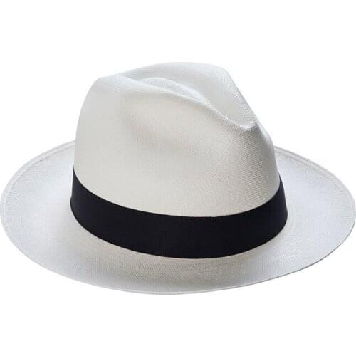 Classic Panama Hat for Women Men Vintage Fashionable Hat with Wide Brim Outdoor Travel Supply LL@17