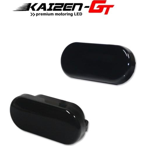 High Power 2PCS Smoked Lens Amber LED Front Fender/Side Marker Lights For VW MK4 Golf Jetta Bora GTI R32 Beetle B5/B5.5 Passat