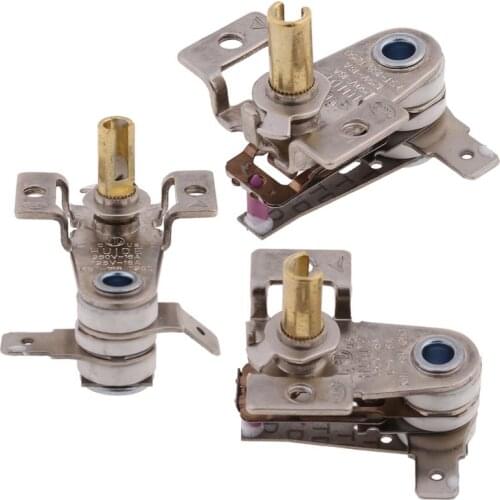 AC 250V 16A Adjustable 90 Celsius Temperature Switch Bimetallic Heating Thermostat KDT-200 High Quality