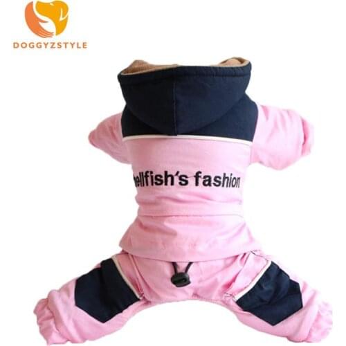 Winter Pet Dog Coat Clothes Warm Thickening Cotton Soft Dog Jumpsuits Overalls for Small Medium Dogs Clothes Pet Outfit Clothing