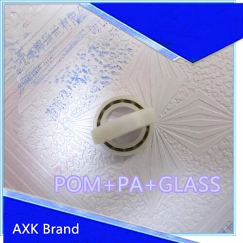 Free Shipping 10pcs Pom Plastic Bearings 608 With Glass Balls 8x22x7 Mm Nylon Bearing