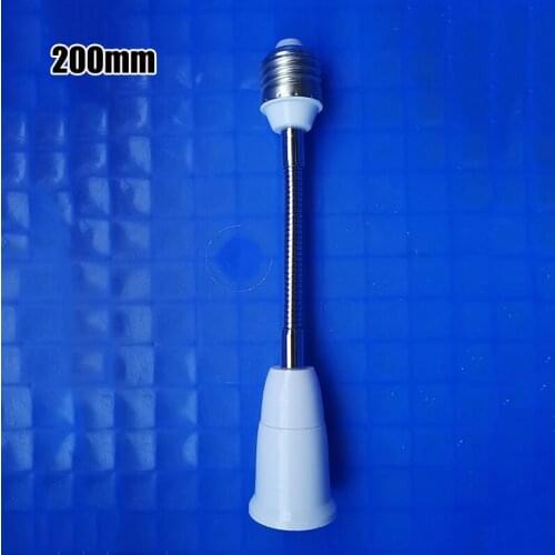 190mm E27 Extension Lamp Socket, Screw Flexiable Hose Universal Lamp Head