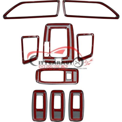 2021 Suitable For 2015-2017 9-piece Silver Drawn Ford Ranger Interior
