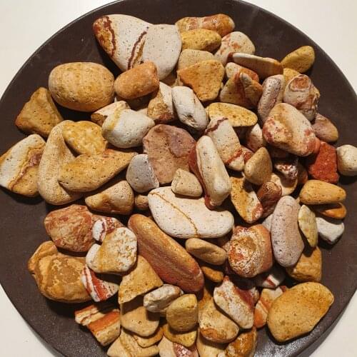 Aquarium stone Yellow angel for planted aquarium and cichlid fish 490-500 gram