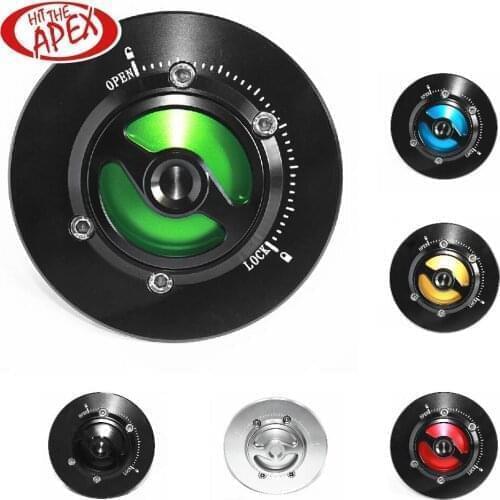 CNC Aluminum Billet Motorcycle Fuel Tank Cap For BMW S1000R S 1000R 2014-2016 2017 Nimble Quick Lock Keyless Twist off Gas Cover