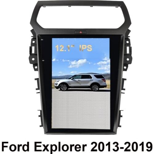 Android 9.0 Vertical Tesla screen 4+64G PX6 Car Multimedia Player Gps For Ford explorer Car GPS Navigation Stereo autoradio DSP