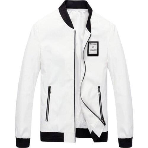 2020 New Spring Mens Bomber Zipper Jacket Male Autumn Casual Streetwear Hip Hop Slim Fit Pilot Coat Men Clothing