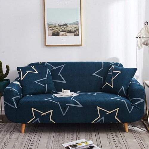 Elastic Slipcovers Stretch Sofa Cover for Living Room Sectional Couch Cover L shape Armchair Cover Single/Two/Three/Four Seat