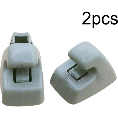 2pcs Car Interior Sun Visor Hook Clip Retainer For G&M 95994975 Cruze Sonic Spark ​Car Sun Visor Fixing Clip Car Accessories