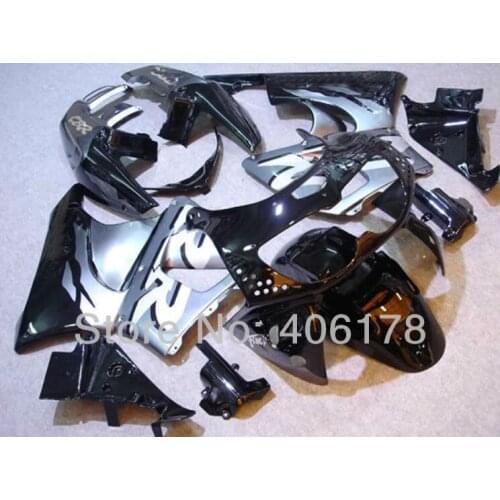Customized Fairing Fairing Kit For Honda CBR900RR 893 96 97 CBR900 1996 1997 Silver Black Motorcycle Fairings