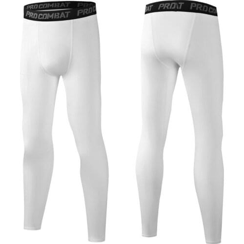 Mens Sports Leggings Mens High Bounce Running Training Speed Dry Fitness Pants Basketball Compression Men Pants