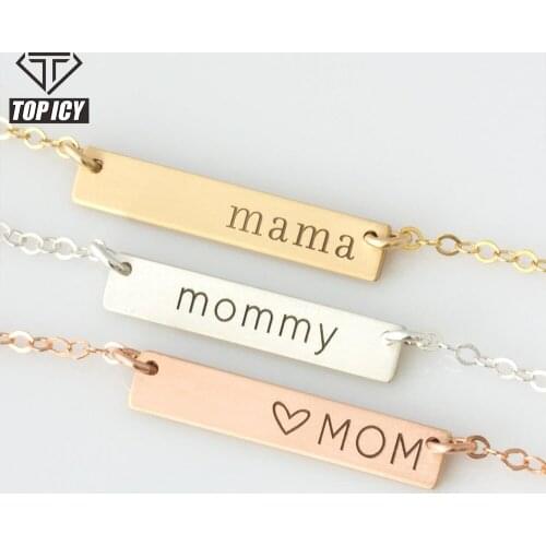 Top Icy Fashion Name Plate Cusomize Personalized Letter Pendant Necklace Luxury Jewelry Wholesale