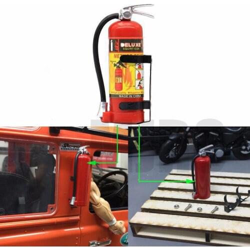 1/10 Scale Simulation Fire Extinguisher RC Rock Crawler Accessory For Traxxas TRX4 Axial CC01 RC4WD D90 D110 AXIAL SCX10 TAMIYA