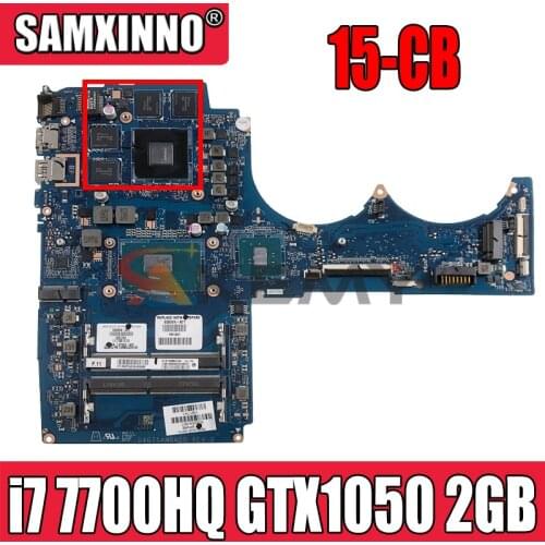 For HP Pavilion 15-CB Laptop motherboard DAG75AMBAD0 926304-601 926304-501 CPU i7 7700HQ GPU GTX1050 2GB DDR5 100% test work