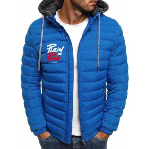 Mens Winter Zipper Warm Down Hoodie Jacket Packable Light Top Quality Coat Keep Warm Fad New Men Clothing Куртка Зимняя Мужска