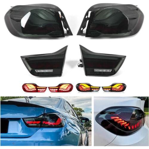 For GTS OLED Style Full LED Dynamic Tail Light with Turn Signal fit for BMW 4 Series F32 F33 F36 F82 F83 M4 2014-2020