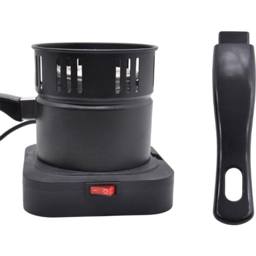 Portable Electric Single Burner Stove with Iron Spoon Mini Hotplate Furnace Home