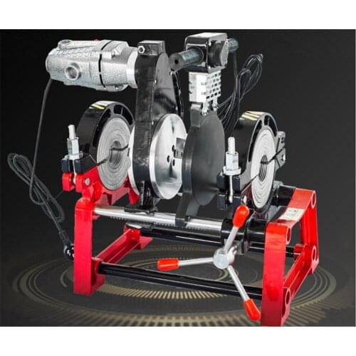 Manual Hot Melt Hydraulic Two Ring Docking Machine PE/ PPR/ PB/ PVDF Pipe Butt Welding Machine