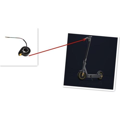 Replacement Throttle Knob Assembly for Ninebot MAX G30 Electric Scooter Accelerator Throttle Repair Part for Ninebot MAX G30