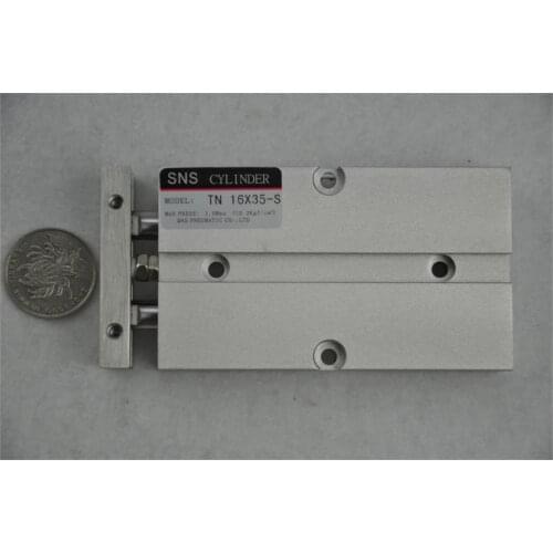 SNS TN16 * 35-S with magnetic reed Airtac type twin rod guide dual shaft acting guide air cylinder TNJ and TND customized