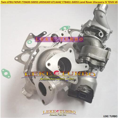 Twin Turbo GTB1749VK 778400 778400-5004S 778401-5010S LR063777 For Jaguar XF Lion V6 For Land-Rover Discovery IV TDV6 245HP 3.0L