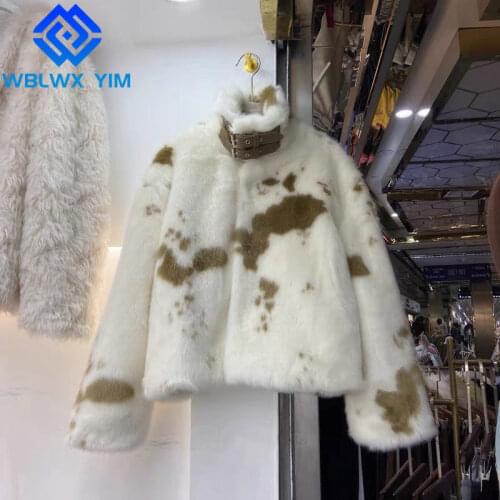 WBLWX YIM Fur Coats With Collar