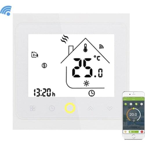 Wifi Thermostat For Water Heating Programmable LCD Display Smart WIFI Temperature Controller Works With Alexa For Voice Control