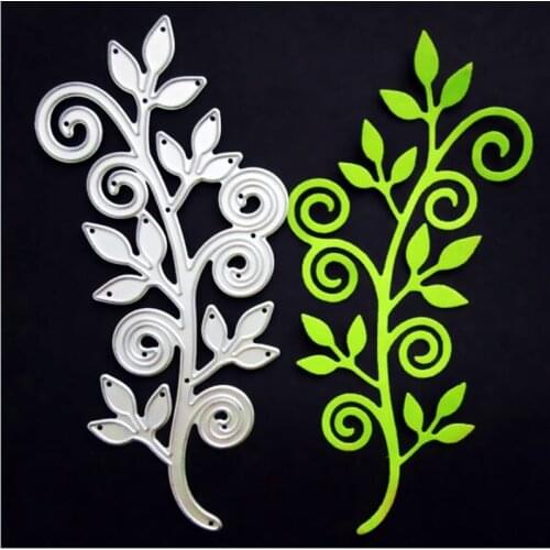 YLCD1548 Branches Metal Cutting Dies For Scrapbooking Stencils DIY Album Cards Decoration Embossing Folder Die Cuts Mold Tools
