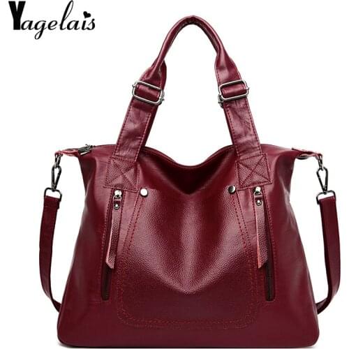 2019 Sheepskin Leather Ladies Handbags Female Messenger Bags Designer Crossbody Bags for Women Tote Shoulder Bag for Girls Bolsa