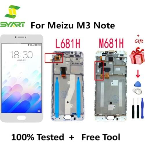 LCD Screen For Meizu M3 Note M681H L681H LCD Display Touch Screen Digitizer Assembly For Meizu M3 Note M681H L681H NEW