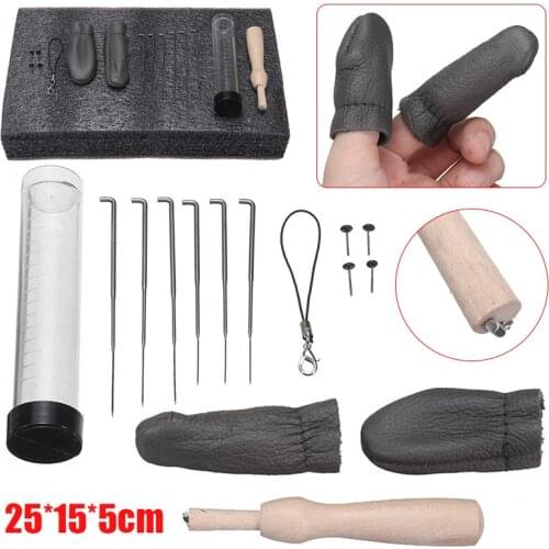 14pcs Woolen Needle Felting Starter DIY Felt Tools Mat Needles Accessories Crafts Needlework Kits