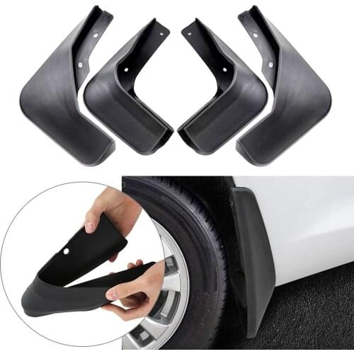 4Pcs Car Mud Flaps Mudguard Front Rear Fender Splash Guards Black For VW Jetta Sedan 2015 2016 2017