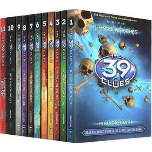 5-12 year Childrens English story book The 39 Clues english picture book help child be reader early education book 11pc/set