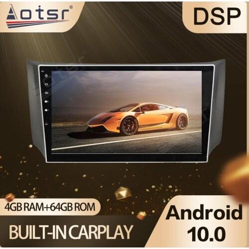 Android 10.0 64GB Car Radio No DVD Player For Nissan Sylphy 2012-2016 Car GPS Navigation Multimedia Player Head Unit Auto Stereo
