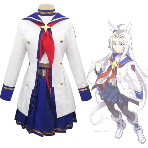 Anime Comic Umamusume Pretty Derby Oguri Cap Cosplay Costumes Special Week COS Clothes Women JK Uniform Top Skirt Bow Halloween