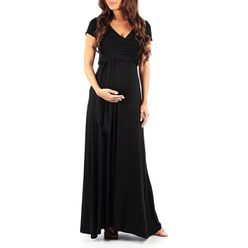 Maternity Photography Props Long Dress Crochet Lace Maternity Chiffon Dress Pregnancy Gown Photography Pregnancy Clothes Dress