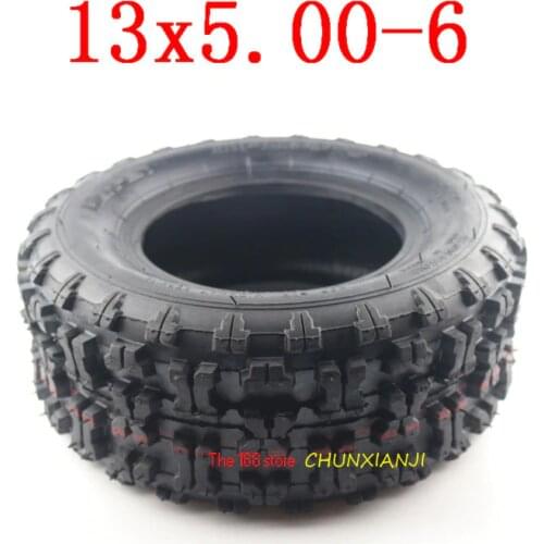 Size 13x5.00-6 tire inch Tubeless Tyre For ATV QUAD Bike Gokart Scooter mini Buggy Mower Snow Plow motorcycles part vacuum tire