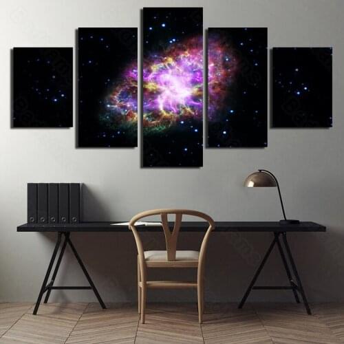 Astronomy Enthusiasts Home Decoration Mural Painting Studio Layout Hanging Decoration Canvas Painting Gypsophila Painting