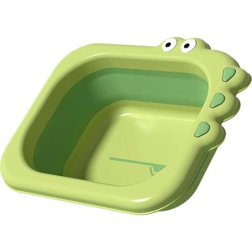 Cute Animals Baby Tub Thickened Basin Anti-Pressure Eco-Friendly Kids Bathing Water Tub Children Toiletries for Bathroom