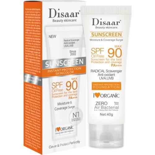 Disaar Summer Sunscreen Cream Long Lasting Moisturizing Sunscreen SPF90+ PA+++ Radiation Protection Skin Care Products