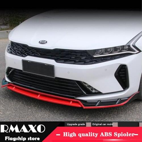 For Kia K5 Optima Front shovel Body kit spoiler 2020-2021 4PCS Optima ABS Rear lip rear spoiler front Bumper Diffuser Protector