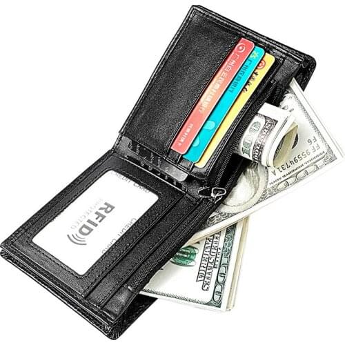 Rfid Card Wallet Men Crocodile Skin Wallets ID Credit Card Holder RFID Mens Short Money Bag Male CardHolder Wallet Luxury Brand