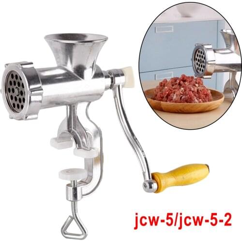 Food Meat Grinder Machine Sausage Stuffer Filler Hand Crank Mincer Home Use